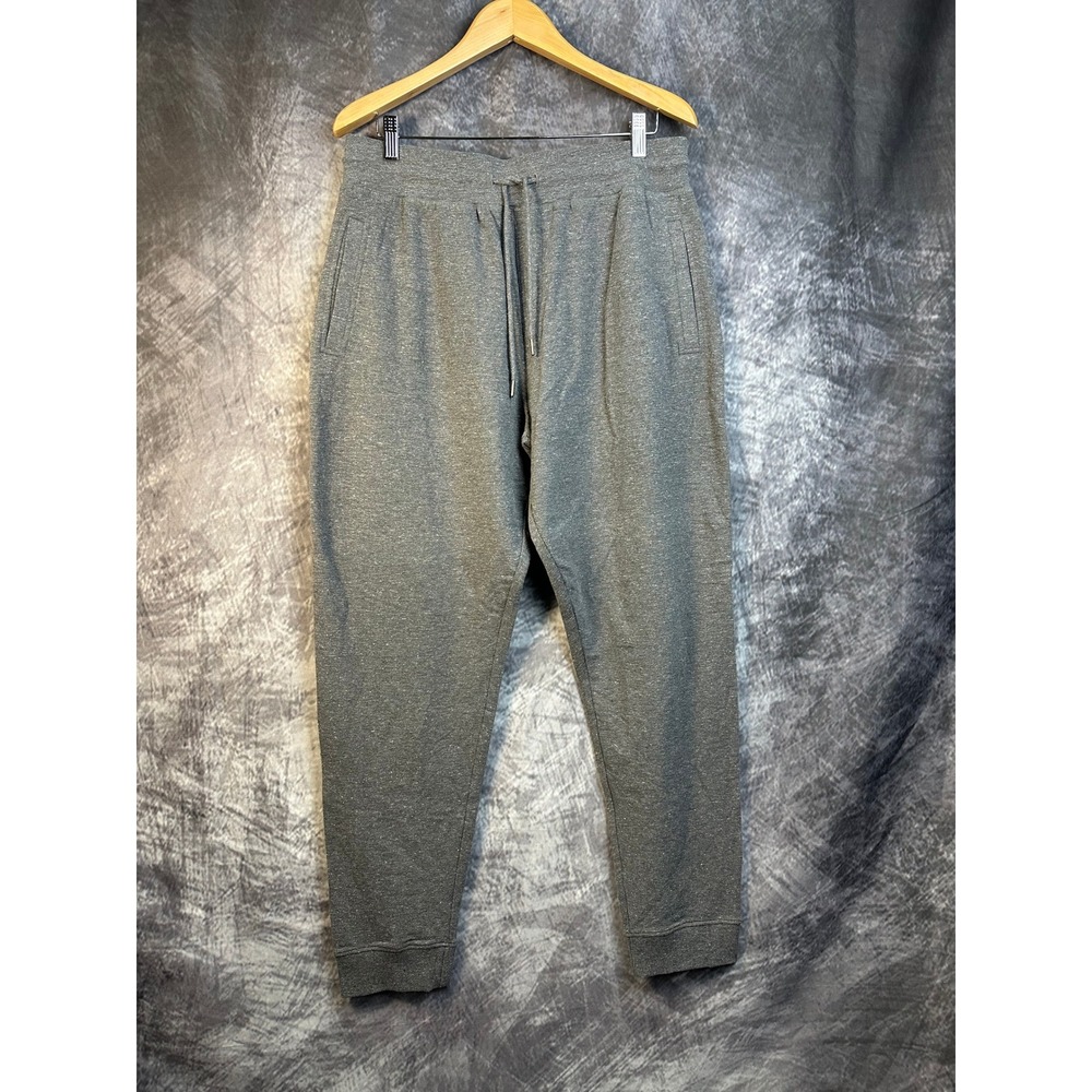 Peter Millar Lava Wash Lounge Pants Mens Lg Gray Crown Comfort Joggers MA22B41